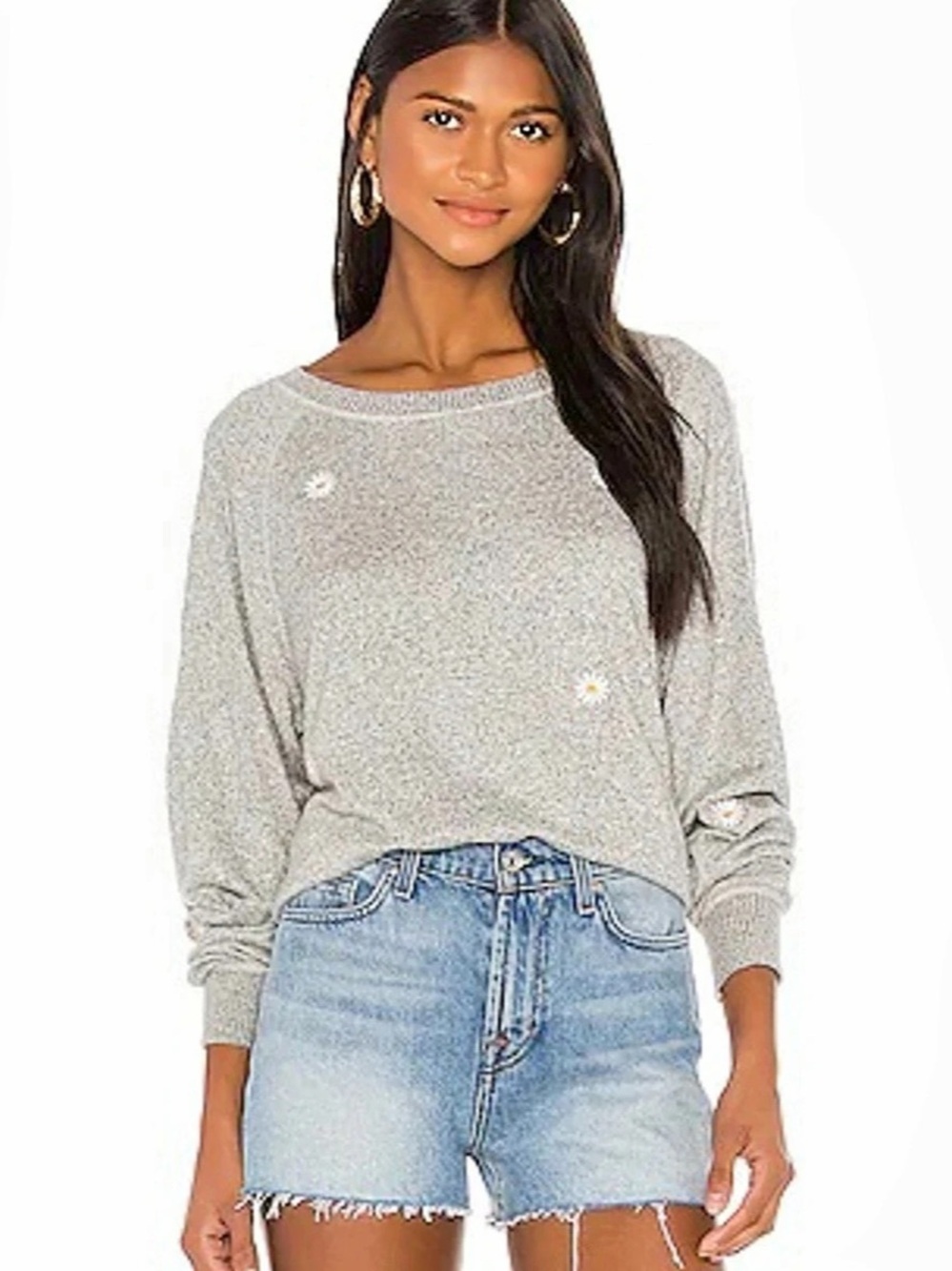 Rails Gray Crew Neck Sweater Size Small Like New